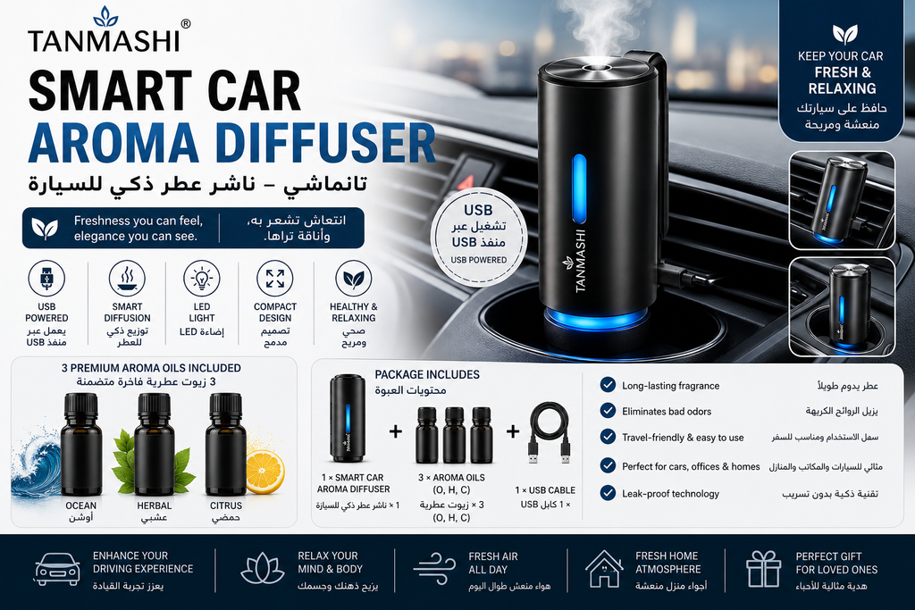 TANMASHI - Smart Car Aroma Diffuser